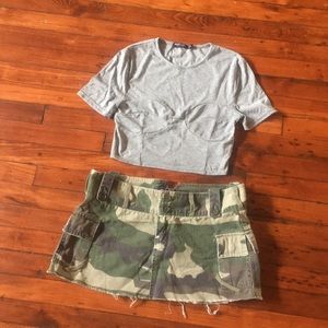 Nasty Gal CORSET cropped tee